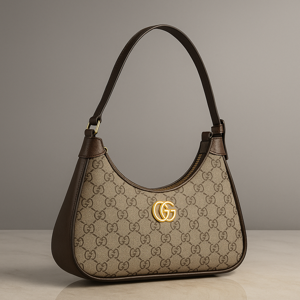 Designer handbag with brand logo on a neutral background-valentino impex
